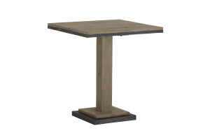RENDERS, bistro table, weathered oak and iron, 70 cm