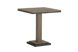 RENDERS, bistro table, weathered oak and iron, 80 cm