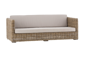 DUNES, garden sofa, with cushion, 2,5 seater