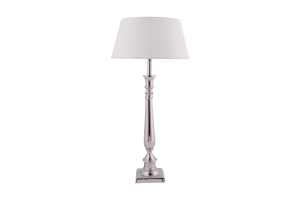 VENZO, table lamp, brass and nickel