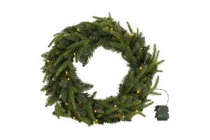 PINUS, Christmas wreath, with 50 leds, 50cm