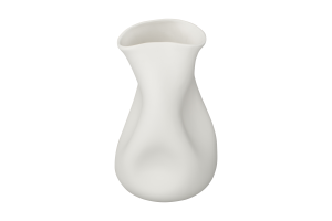 LORENA, vase, ceramic, white, model 1