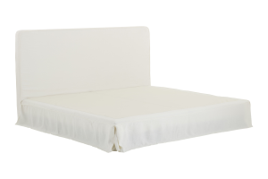 DUNCAN, double bed, with headboard, cover, 220cm