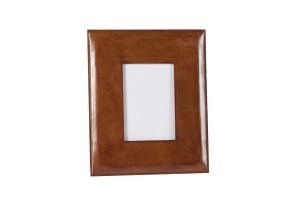 MANHATTAN, picture frame, brown leather, 18x24