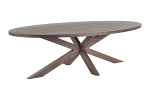 FORINO, table de salle à manger, chêne fumé, 264 cm