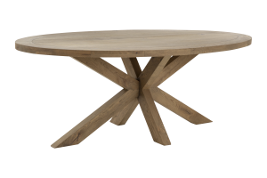 FORINO, table de salle à manger, chêne altéré, 210 cm, modèle 2