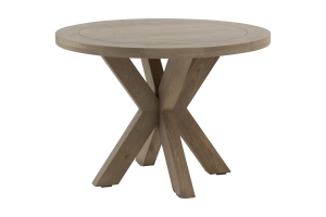 FORINO, dining table, weathered oak, round, 110 cm