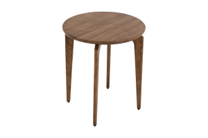 RIX, side table, wood, round