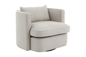 NELIA, armchair, natural, rotatable