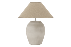 KRIS, table lamp, clay