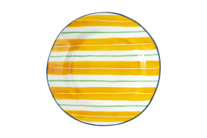 NANNA, plate, 23cm, yellow
