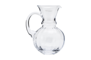 DELPHINE, pitcher, mouth-blown glass