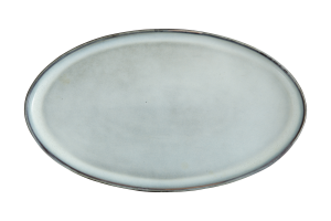 ARCHITECTO, serving plate, ceramic, grey