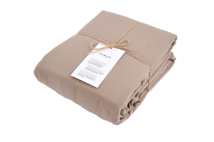 STEFANO, duvet cover, 240x220, mudstone, pillowcases not included