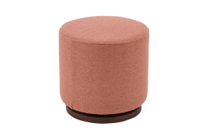 LUCAS, pouf, rotatable, Ø 40, pink
