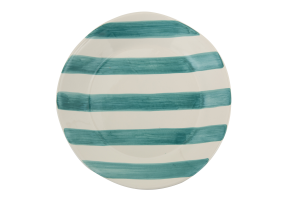 SANGHA, plate, 28cm, stripes
