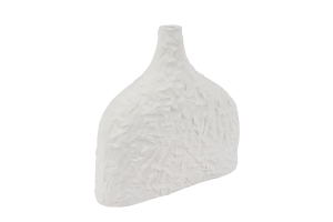 CORRALEE, vase, ceramic, white, S