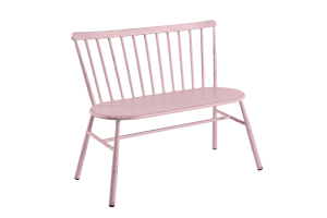 CLAIRE, garden bench, retro pink