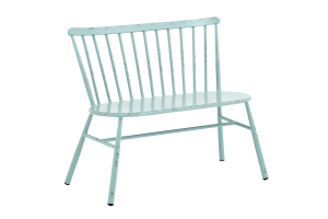 CLAIRE, garden bench, retro blue