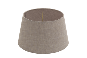 LINDRO, lampenkap, naturel en grijs, cilinder, 30 cm