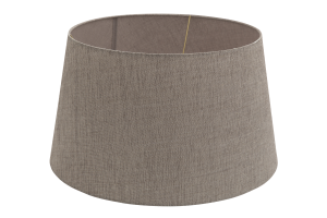 LINDRO, abat-jour, naturel et gris, cylindrique, 50 cm