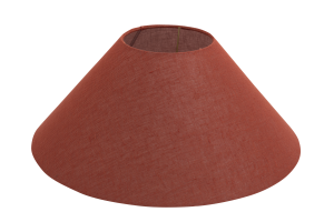 CIRCUM, lampshade, tuscan, conical, 45 cm