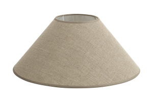 CIRCUM, lampshade, natural, conical, 45 cm