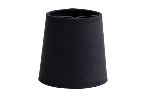 CLIPS, abat-jour, noir, cylindrique, 10 cm