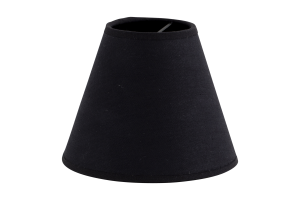 CLIPS, lampshade, black, conical, 14 cm