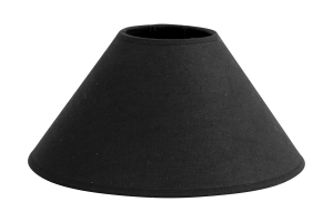 CIRCUM, Lampenschirm, schwarz, konisch, 23 cm