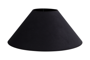CIRCUM, Lampenschirm, schwarz, konisch, 55 cm