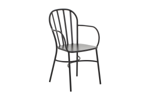 MARIAN, chaise de jardin, noir