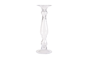 ERIN, candlestick, turned glass