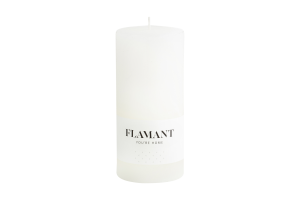 BETH, candle, colour white, 7x15cm