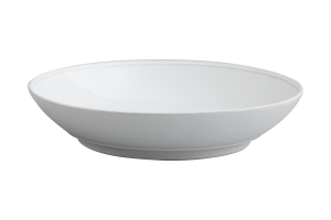 JILLE, salad bowl, ceramic, white, 34cm