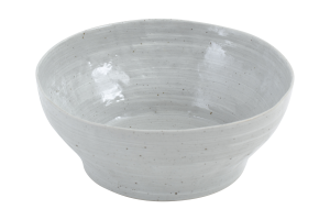 ALANAH, serving bowl, ceramic, grey, 23cm